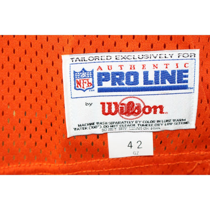 Randy Gradishar Autographed Denver Broncos Wilson 42 Orange Jersey Beckett 52848