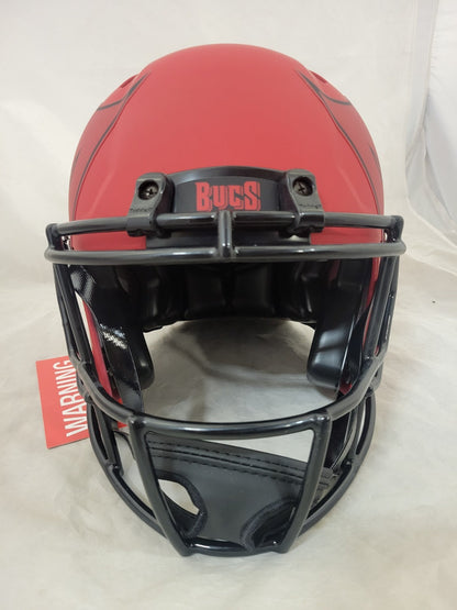 BUCKY IRVING SIGNED TAMPA BAY BUCCANEERS F/S RAVE SPEED AUTHENTIC HELMET BAS
