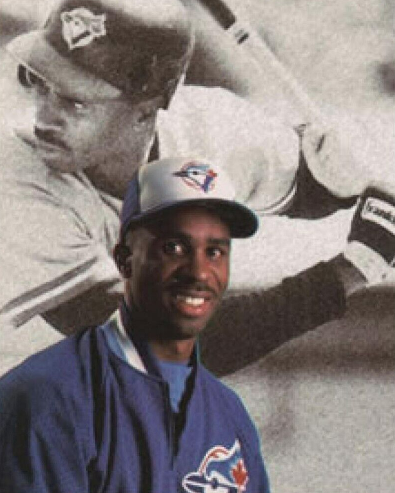 Devon White Signed Toronto Blue Jays Jersey Inscribed 92, 93 WS Champ (Beckett)