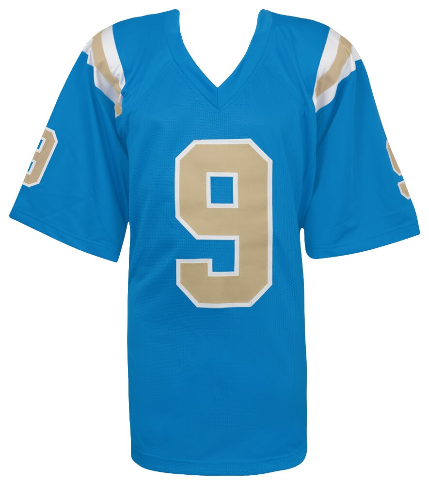 Nico Iamaleava Signed Blue Custom College Football Jersey - (SCHWARTZ COA)