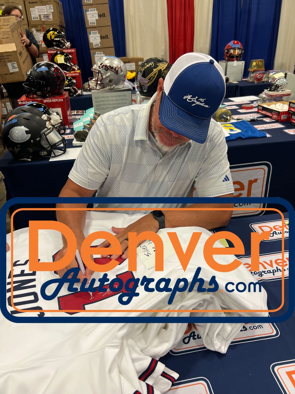 Chipper Jones Autographed Atlanta Braves M&N 1995 sz52 Jersey HOF Fanatics 51846