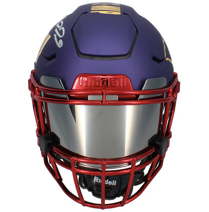 Patrick Mahomes Autographed SB Chrome Inlay SpeedFlex Helmet Beckett LE 15