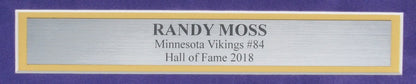 Randy Moss HOF Signed/Autographed Vikings 16x20 Photo Framed ITP Beckett 200962