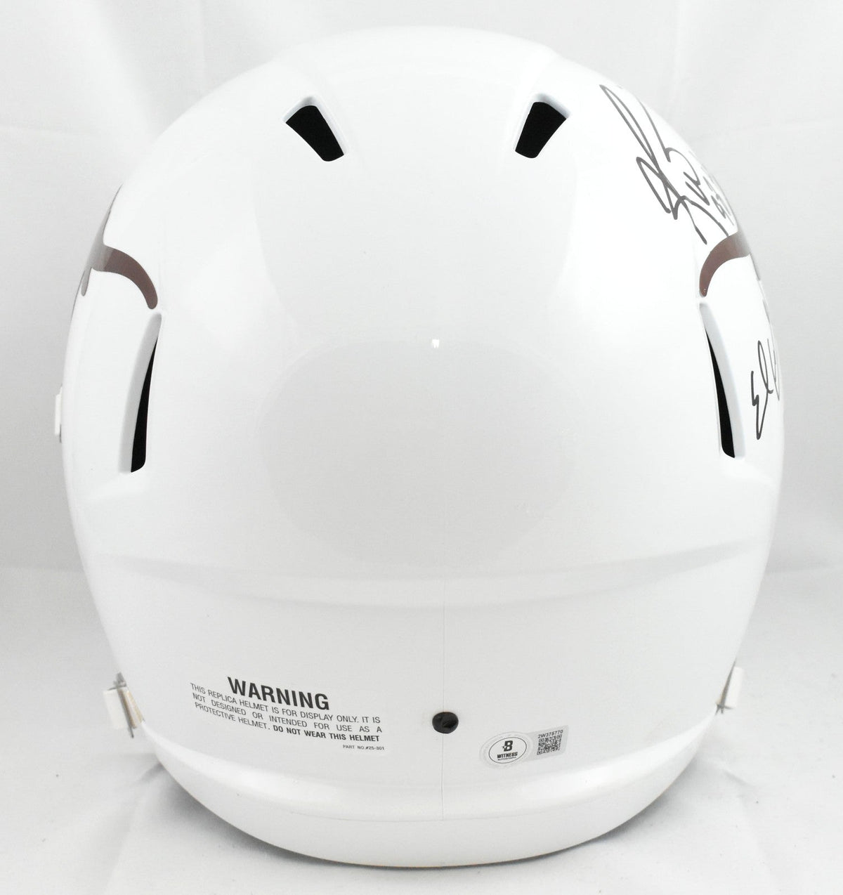 Earl Campbell Ricky Williams Signed Longhorns F/S Speed Helmet - Beckett W Holo