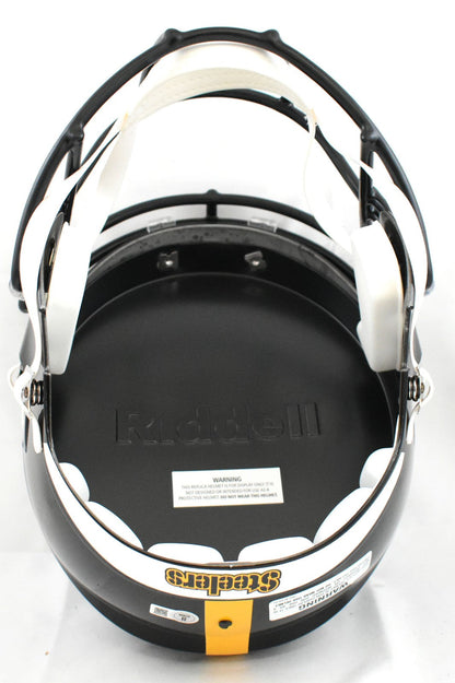 Rod Woodson Autographed Pittsburgh Steelers F/S Speed Helmet - Beckett W Holo