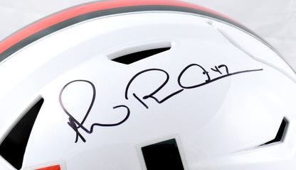 Michael Irvin Autographed Miami Hurricanes F/S SpeedFlex Helmet- Beckett W Holo