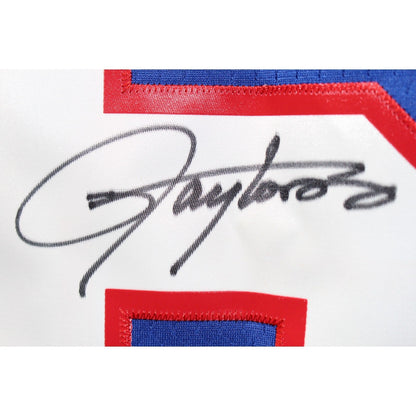 Lawrence Taylor Autographed M&N Blue Legacy sz 44 Jersey Beckett 51277