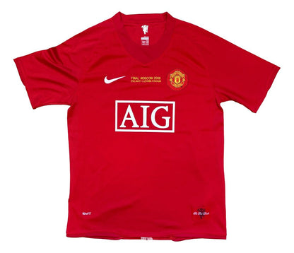 Carlos Tevez Signed Manchester United 2008 Champions League Nike Jersey BAS