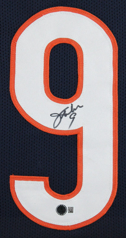 Jim McMahon Authentic Signed Navy Blue Pro Style Framed Jersey BAS Witnessed