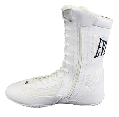 Muhammad Ali Signed White Everlast Boxing Shoe Size 11.5 Auto 10! PSA #4A54355