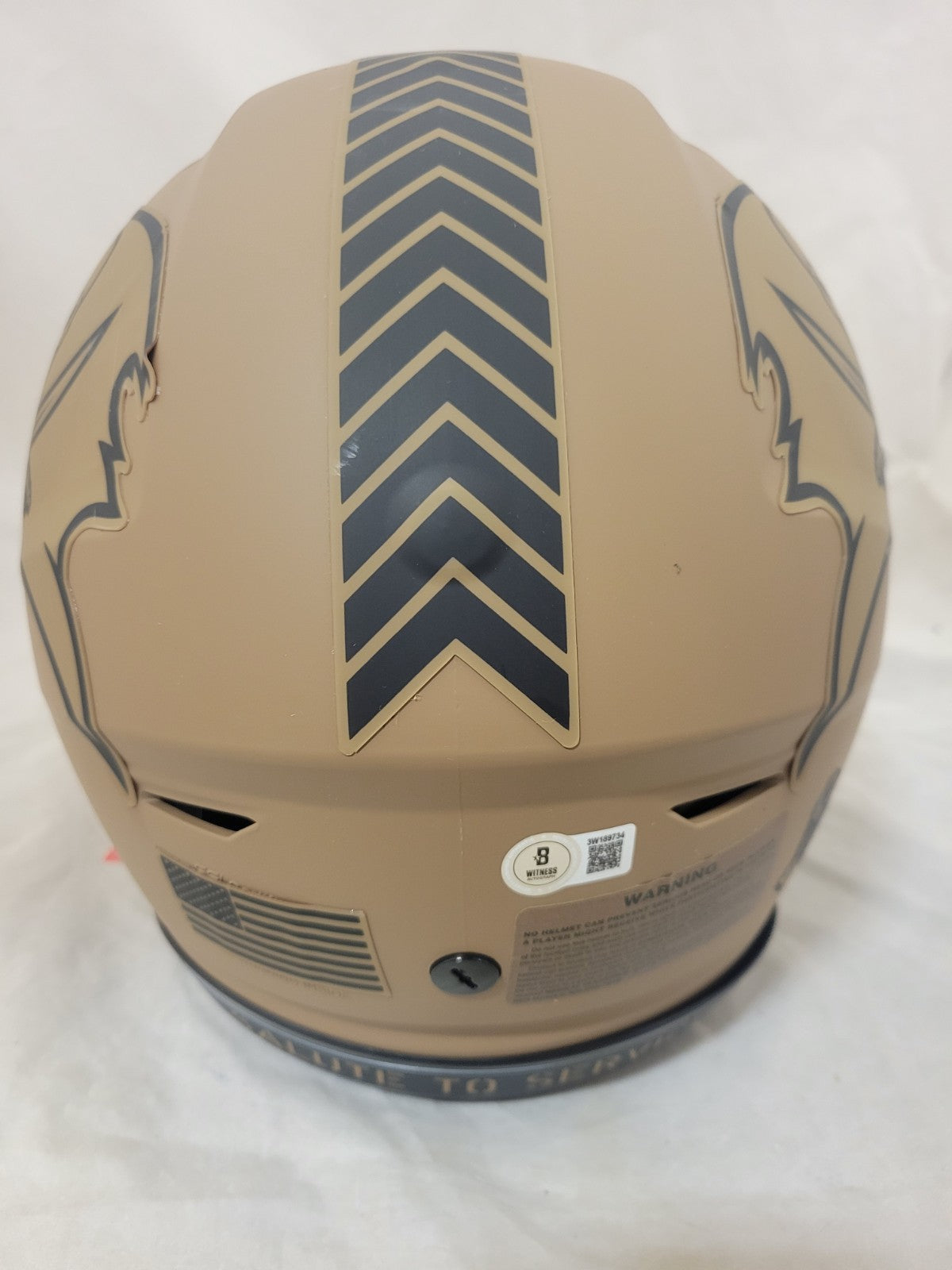 MIKE EVANS SIGNED TAMPA BAY BUCCANEERS STS2 SPEEDFLEX AUTHENTIC HELMET BECKETT