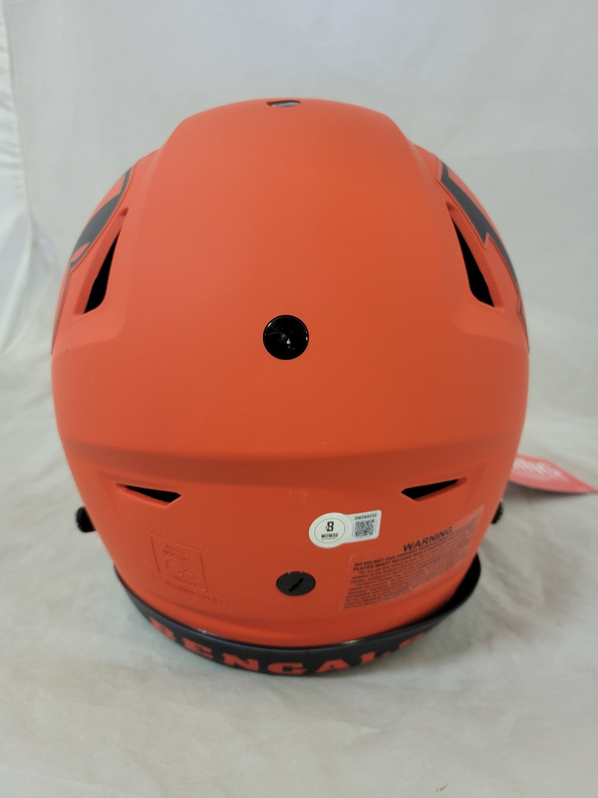 JAMARR CHASE SIGNED CINCINNATI BENGALS RAVE SPEEDFLEX AUTHENTIC HELMET BECKETT