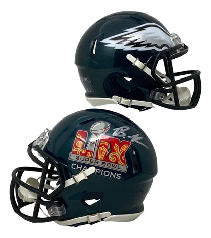 Brandon Graham Signed Philadelphia Eagles Super Bowl LIX Mini Helmet (Beckett)