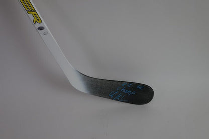 Artturi Lehkonen Signed Fisher Hockey Stick - '22 SC Champ' Inscription JSA Cert
