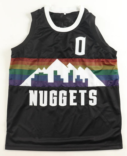 Christian Braun Signed Denver Nuggets Throwback Jersey (Beckett) 2023 Champion