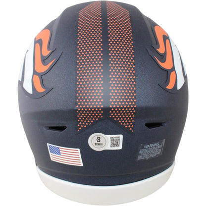Patrick Surtain Autographed Denver Broncos Midi Helmet Beckett Witness 53158