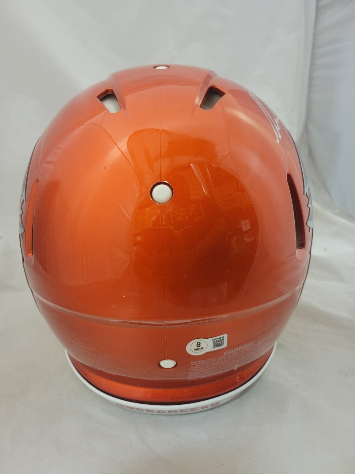MIKE EVANS SIGNED TAMPA BAY BUCCANEERS FLASH SPEED AUTHENTIC HELMET BAS