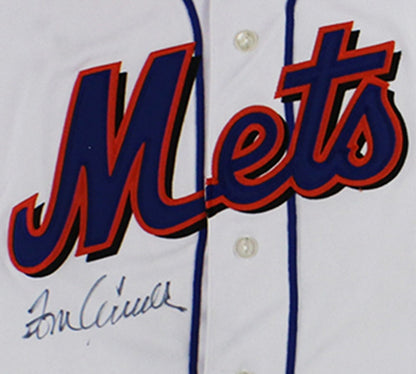 Tom Seaver Signed New York Mets Majestic White MLB Jersey