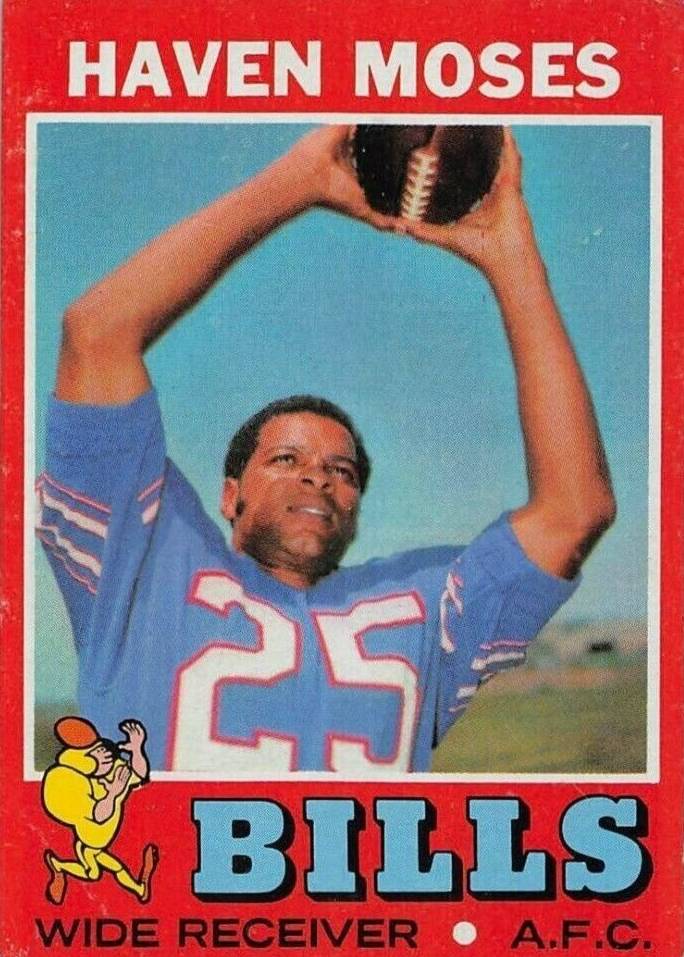 Haven Moses Signed Buffalo Bills Jersey "Bills Mafia" (JSA COA) 1973 Pro Bowl WR