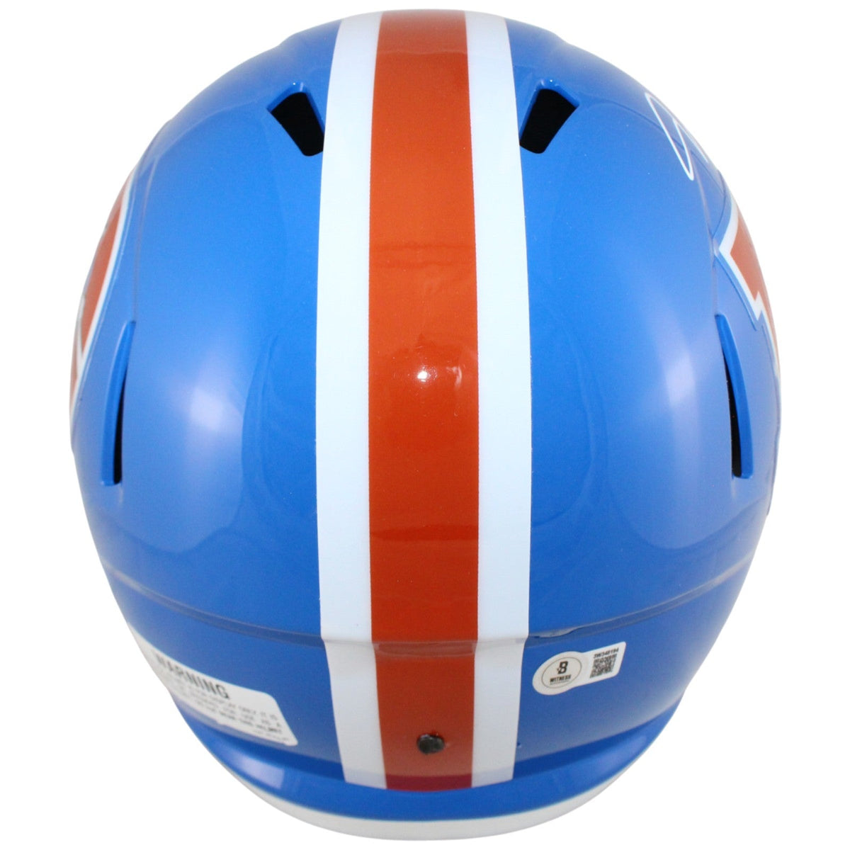 Jonathon Cooper Autographed Denver Broncos F/S Helmet TB Beckett Witness 52843