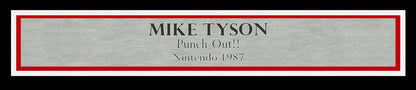 Mike Tyson Signed Framed 8x10 Photo Nintendo Punch-Out!! NES Controller Beckett