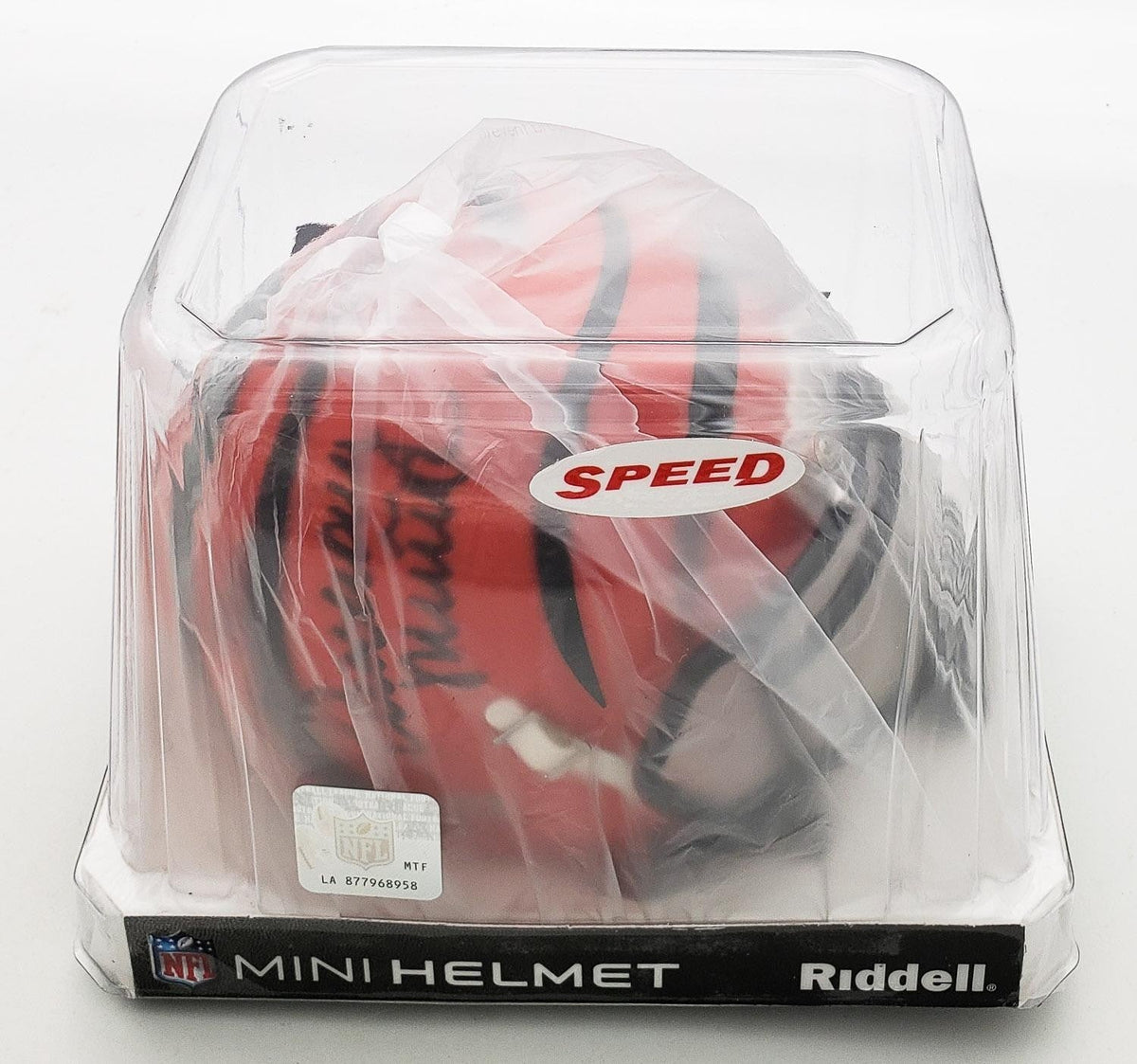 Anthony Munoz Signed Cincinnati Bengals Mini Helmet (Tristar) 1998 NFL HOF / O.T