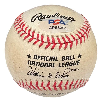 Willie Mays San Francisco Giants Signed National League Baseball PSA AP53364