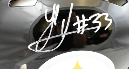Jack Sawyer Autographed Steelers F/S Speed Authentic Helmet - Beckett W Hologram