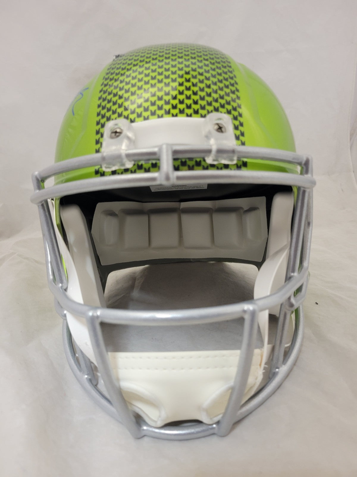 MATT HASSELBECK SIGNED SEATTLE SEAHAWKS F/S FLASH SPEED REP HELMET BAS