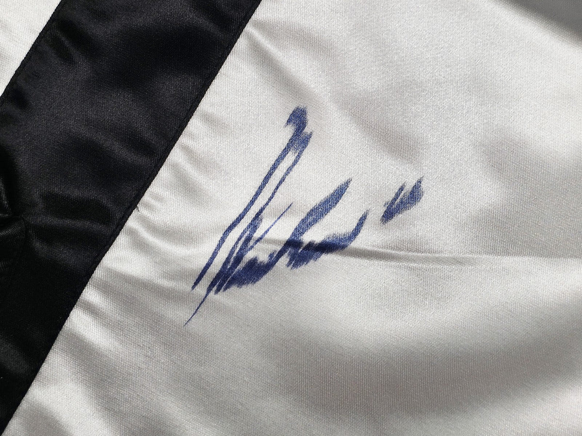 Muhammad Ali Autographed White & Black Everlast Boxing Trunks Ali Holo & PS #3
