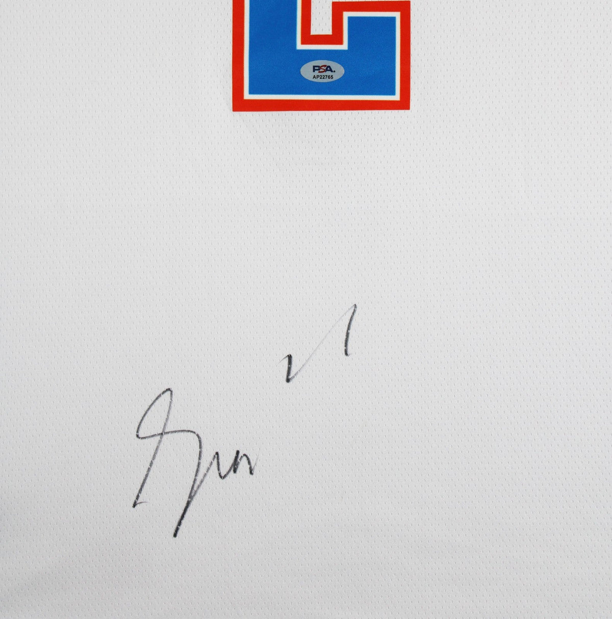 Thunder Shai Gilgeous-Alexander Signed White Nike Swingman Jersey PSA #AP22765