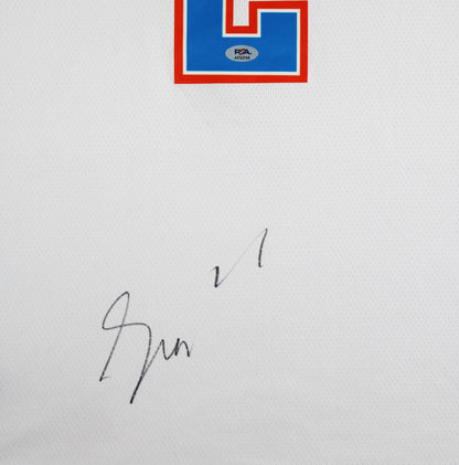 Thunder Shai Gilgeous-Alexander Signed White Nike Swingman Jersey PSA #AP22765