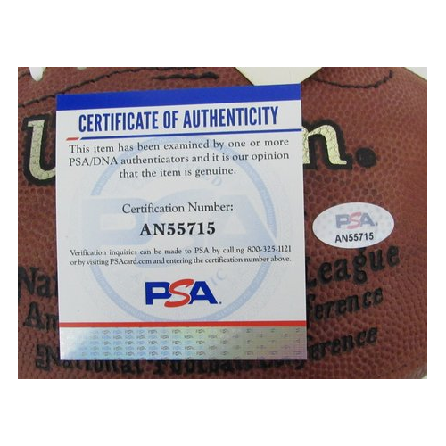 Joe Namath HOF Signed/Autographed Wilson NFL Duke Football Jets PSA/DNA 189997