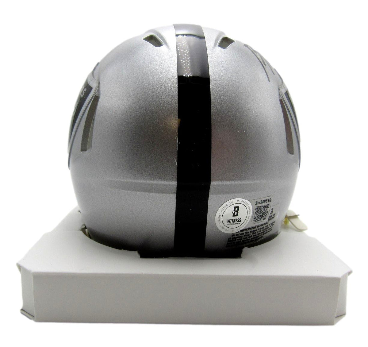 Brock Bowers Signed/Auto Mini Football Helmet Oakland Raiders Beckett 200065