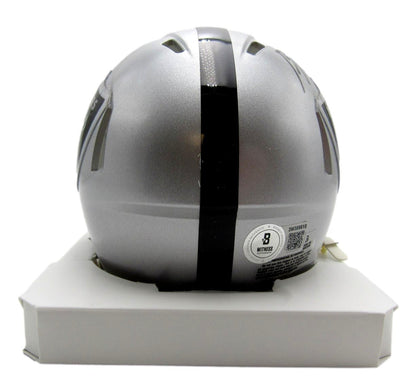 Brock Bowers Signed/Auto Mini Football Helmet Oakland Raiders Beckett 200065