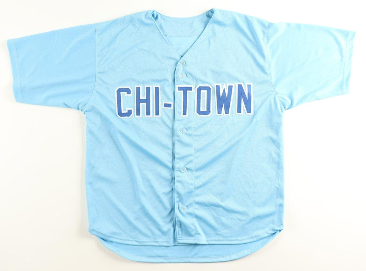 Michael Busch Signed Chicago Cubs Chi Town Powder Blue Jersey (Beckett) 1st Base
