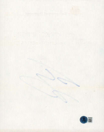 Shaquille O'Neal Signed 1988 University of Tennessee Recruitment Letter BAS