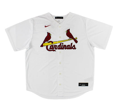 Yadier Molina Signed St. Louis Cardinals Nike White Home MLB Jersey