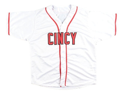 Elly De La Cruz Cincinnati Signed White Baseball Jersey BAS