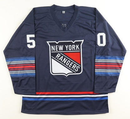 Will Cuylle Signed New York Rangers Jersey (JSA) 2020 2nd Round Draft Pick/ L,W.