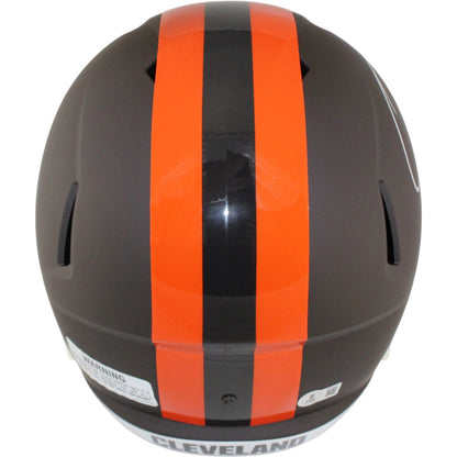 Quinshon Judkins Autographed Cleveland Browns F/S 25 ALT Helmet Beckett W 53116