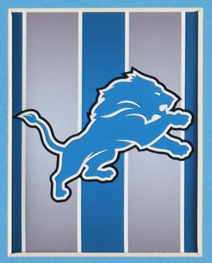 Sam Laporta Signed 35x43 Framed Detroit Lions Jersey (Beckett) 2023 2nd Rnd Pk
