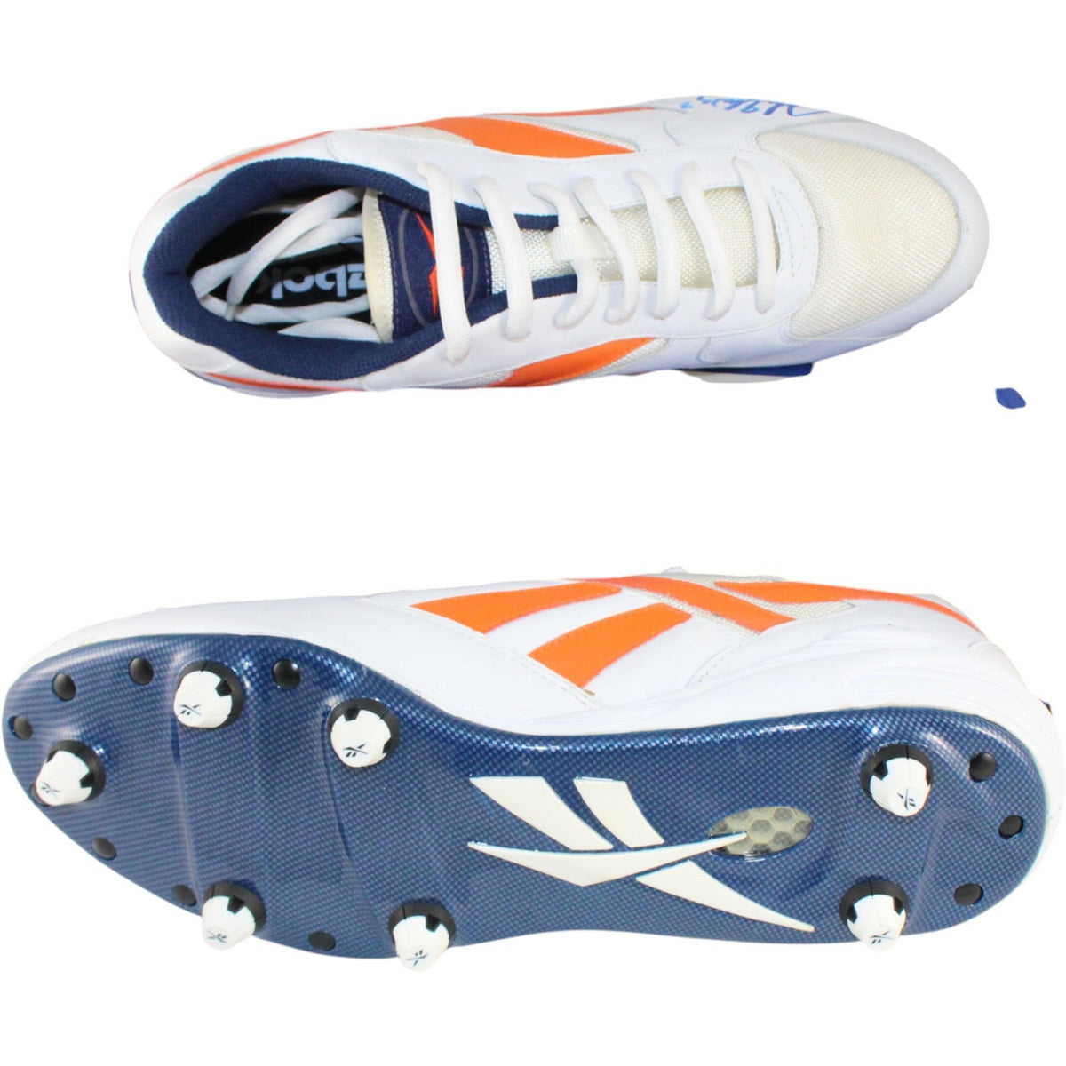 John Elway Signed Denver Broncos Reebok Sz 11.5 Game Issued '97 Cleats BAS 52861