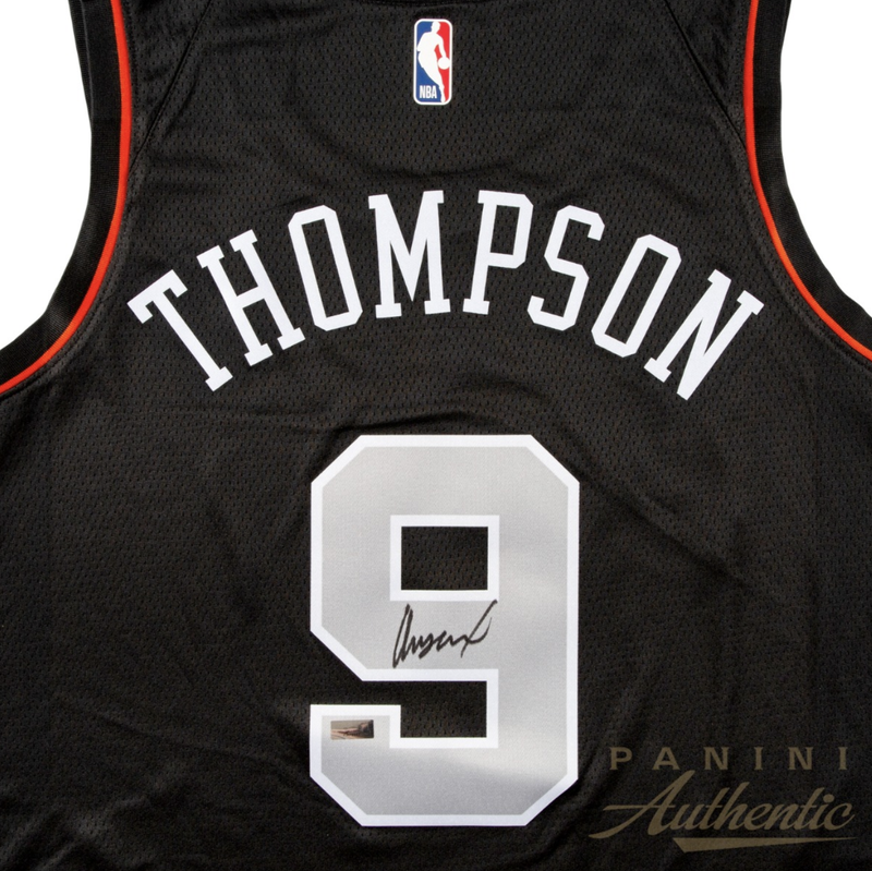 Ausar Thompson Autographed Detroit Pistons City Edition Swingman Jersey Panini