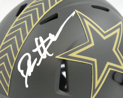 Deion Sanders Signed Dallas Cowboys Salute 2025 Speed Mini Helmet Beckett W Holo