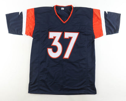 R J Harvey Signed Denver Broncos Jersey (JSA) Ex-UCF Running Back 2nd Rnd Pik/RB