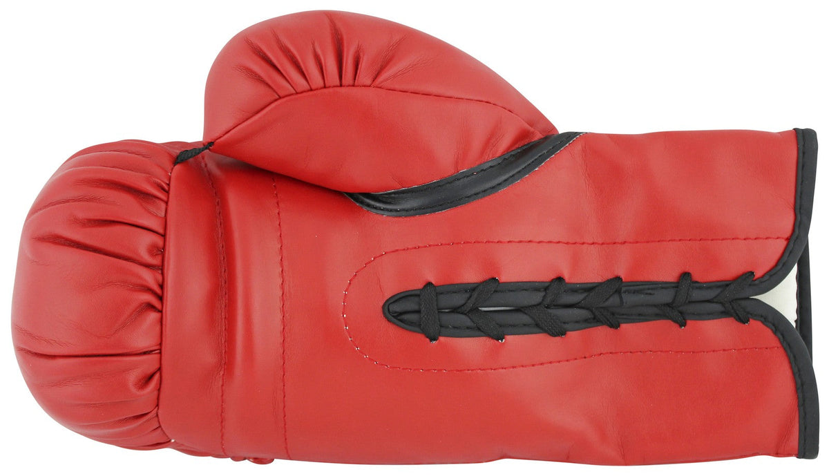 Muhammad Ali & Joe Frazier Signed Red Everlast Boxing Glove PSA/DNA #6A62547
