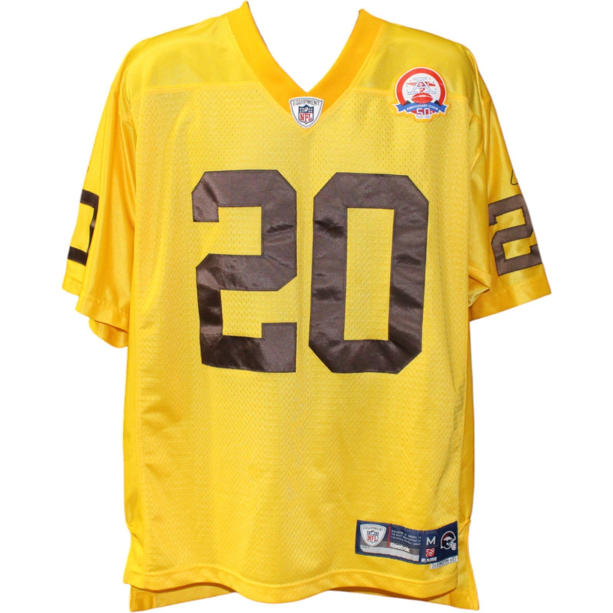 Brian Dawkins Signed Denver Broncos Reebok Yellow sz 50 Jersey Beckett 51456