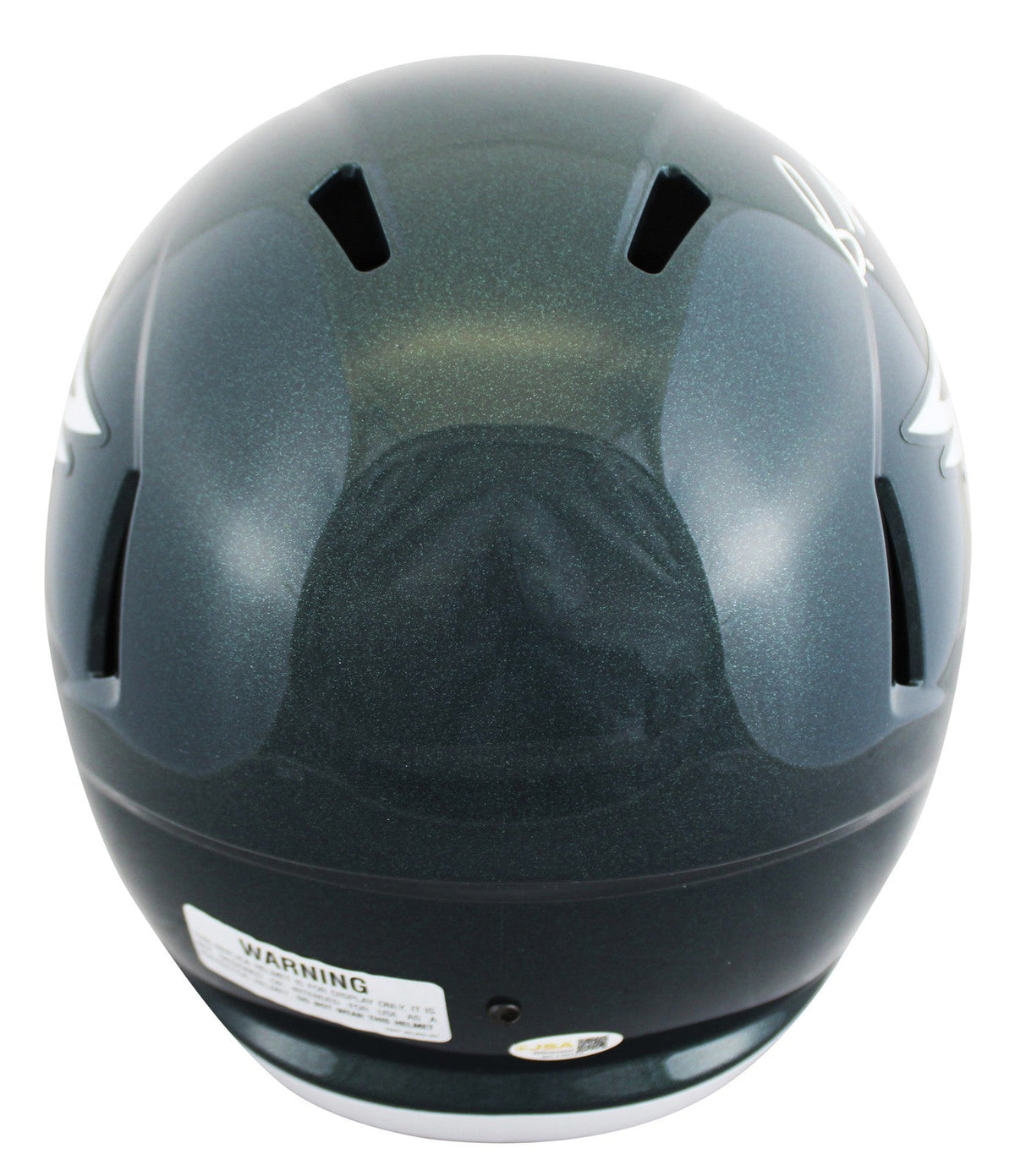 Eagles Brandon Graham Signed Full Size Speed Rep Helmet w/ Case JSA Witness