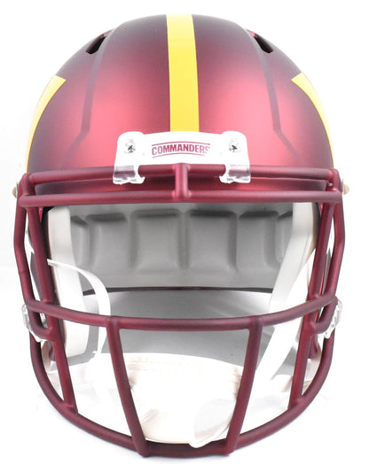 Brian Robinson Jr. Autographed Commanders F/S Speed Helmet - Beckett W Hologram